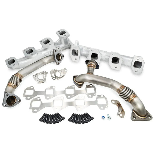 2006-2007 GM 6.6L Duramax High-Flow Exhaust Manifold and Up-Pipe Kit