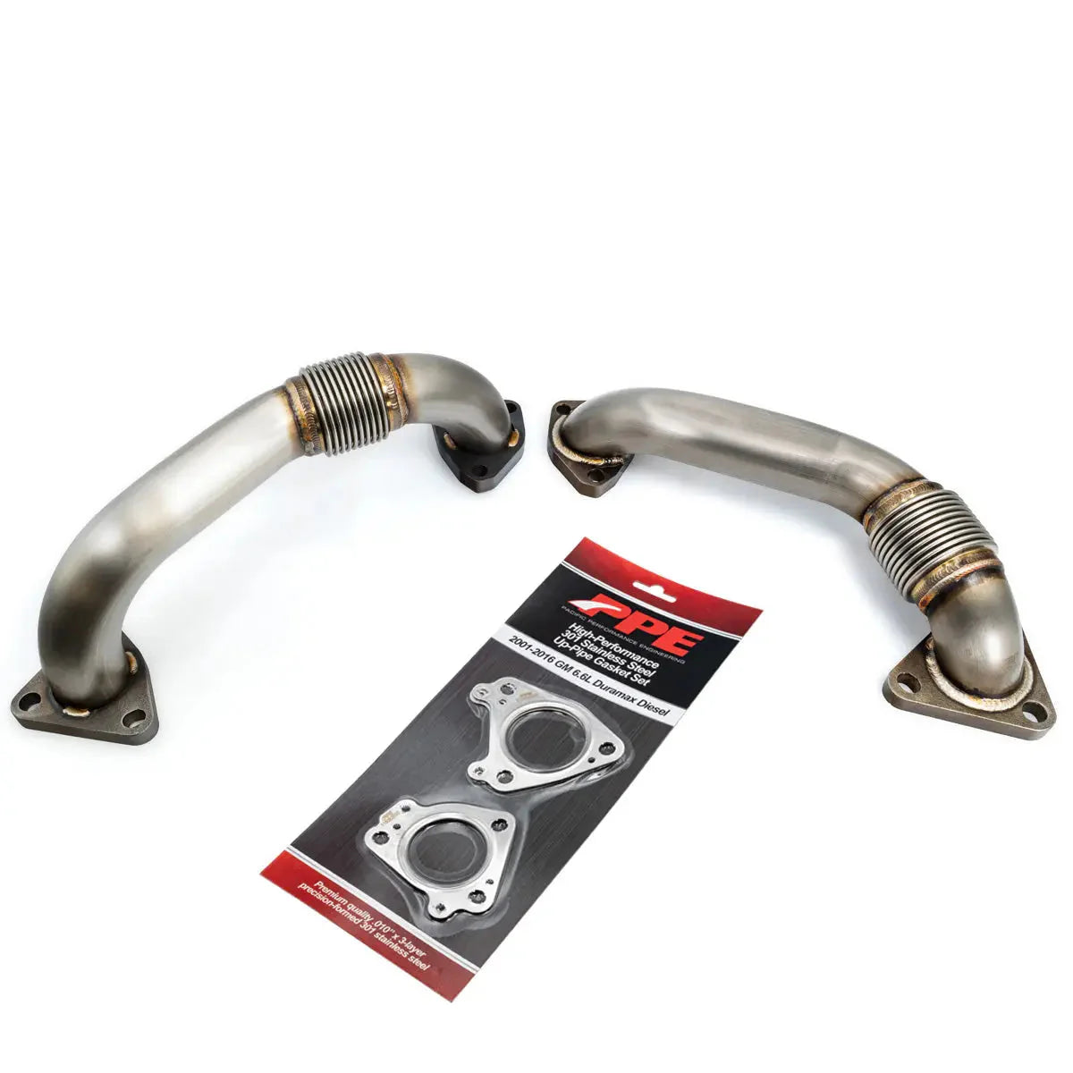 2001-2004 (FED/2001 CA) GM 6.6L Duramax OEM Length Replacement High Flow Up-Pipe Kit