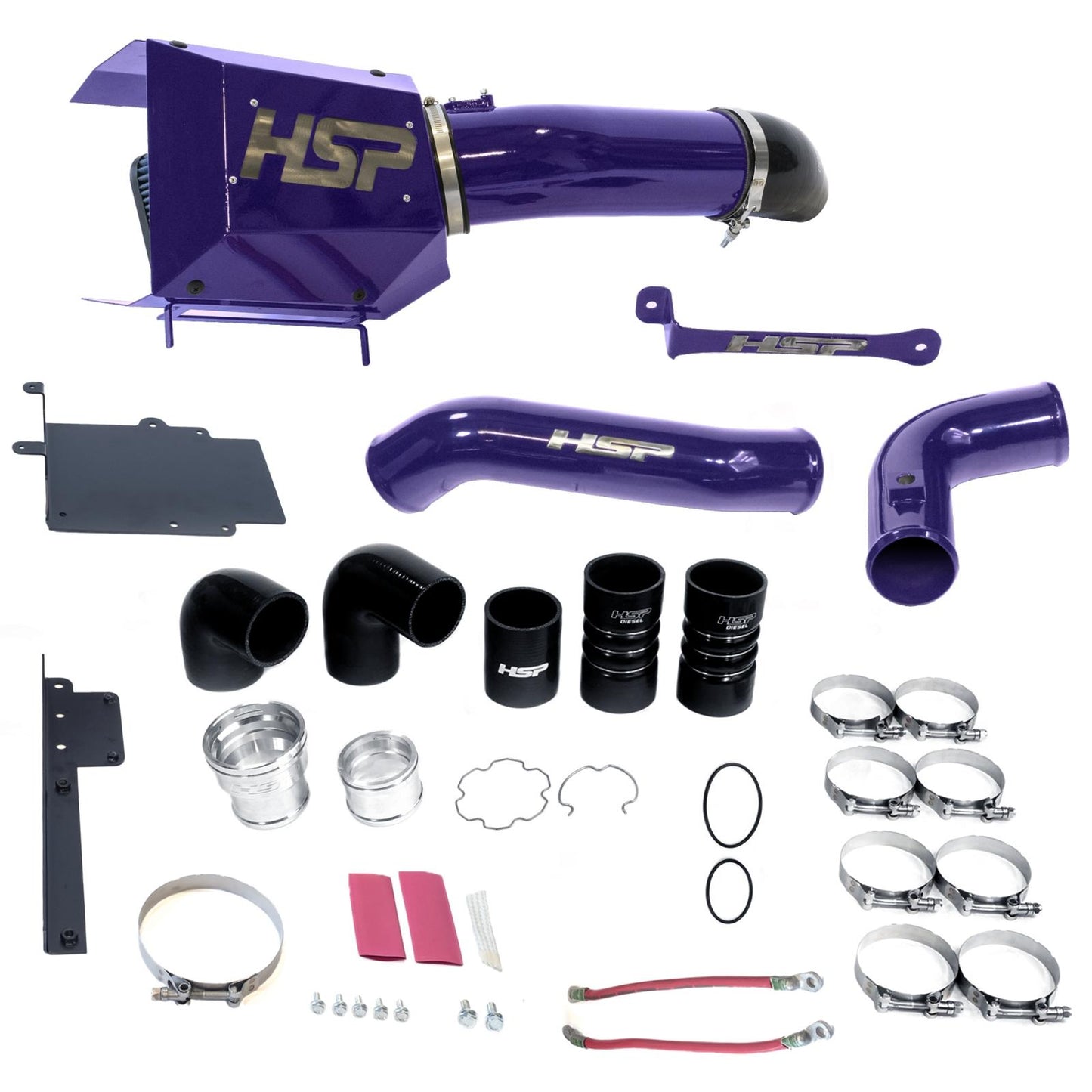 HSP Diesel Intake And Intercooler Bundle Kit For 17-19 Ford Powerstroke F250/350 6.7L