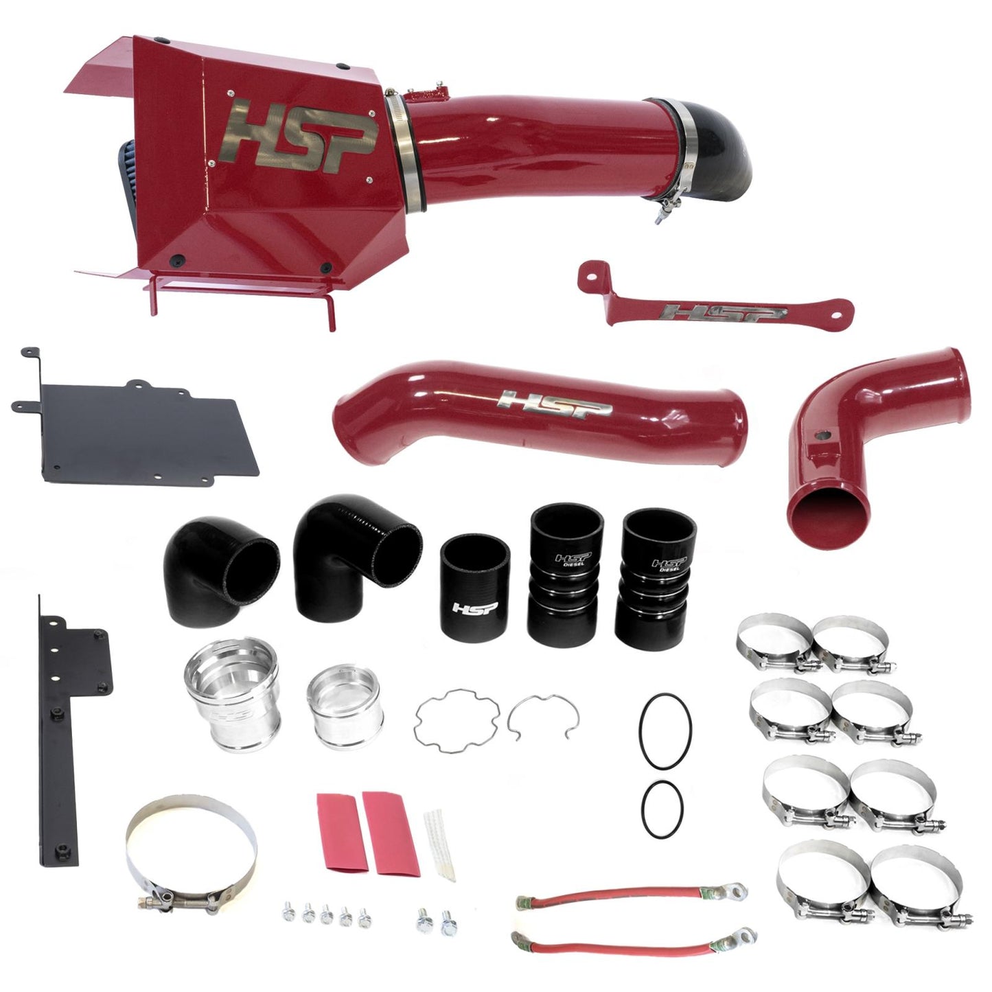 HSP Diesel Intake And Intercooler Bundle Kit For 17-19 Ford Powerstroke F250/350 6.7L