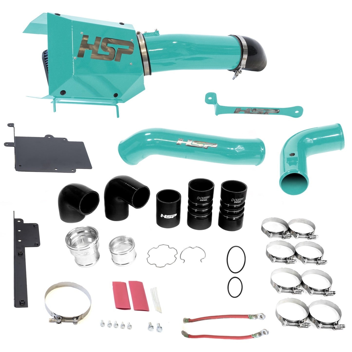 HSP Diesel Intake And Intercooler Bundle Kit For 17-19 Ford Powerstroke F250/350 6.7L