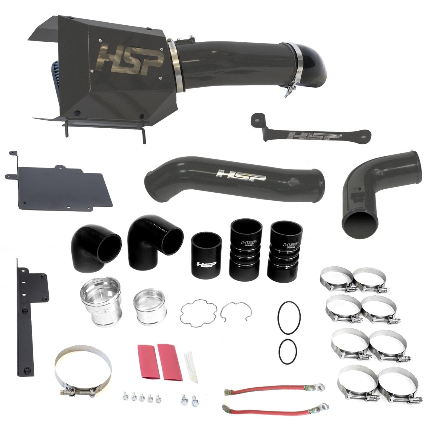 HSP Diesel Intake And Intercooler Bundle Kit For 17-19 Ford Powerstroke F250/350 6.7L