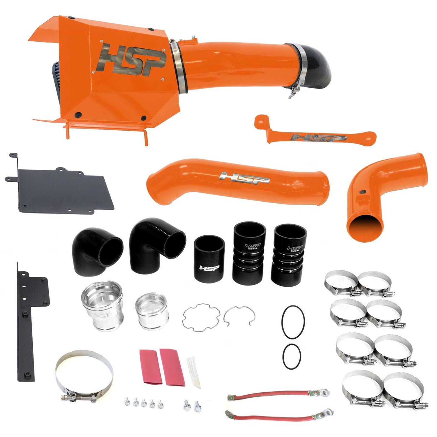 HSP Diesel Intake And Intercooler Bundle Kit For 17-19 Ford Powerstroke F250/350 6.7L