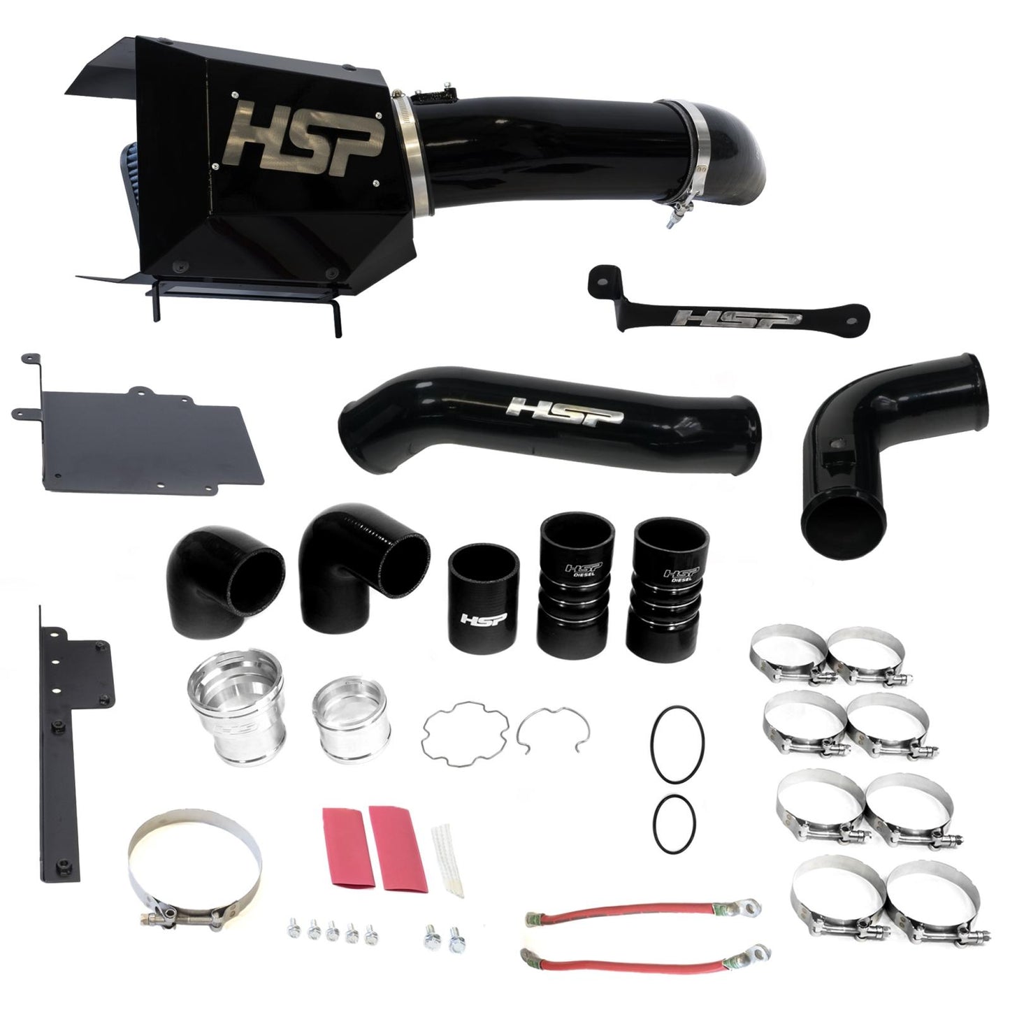 HSP Diesel Intake And Intercooler Bundle Kit For 17-19 Ford Powerstroke F250/350 6.7L