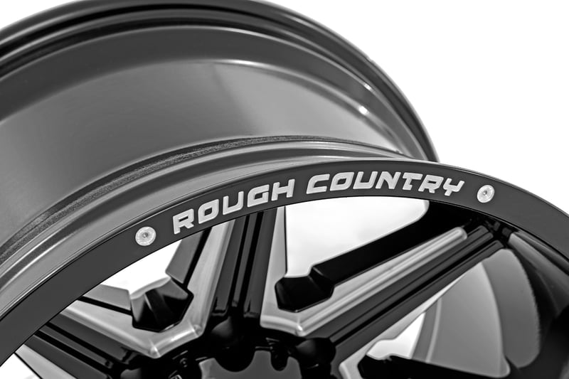 Rough Country 91M Series Wheel
One-Piece | Gloss Black | 20x12 | 8x6.5 | -44mm