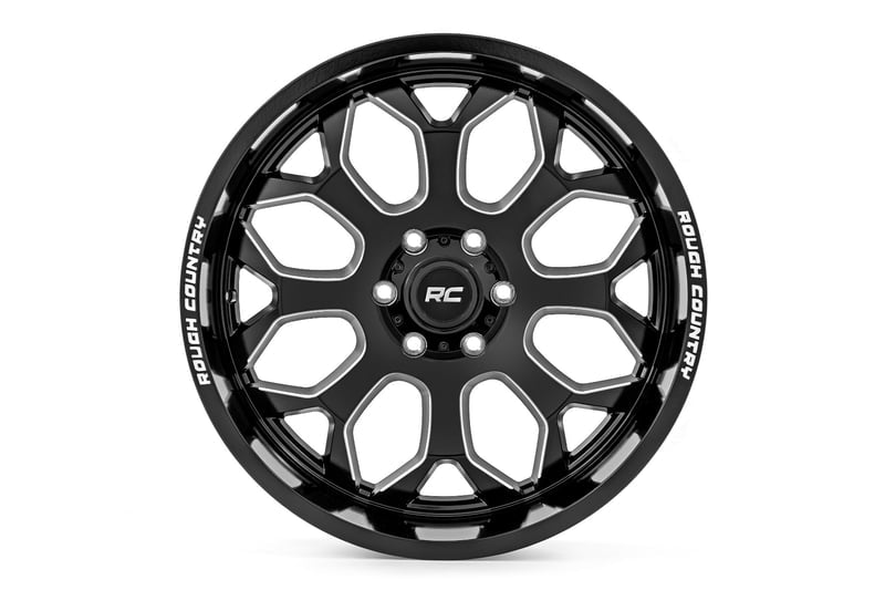 Rough Country 96 Series Wheel
One-Piece | Gloss Black | 20x10 | 8x6.5 | -19mm