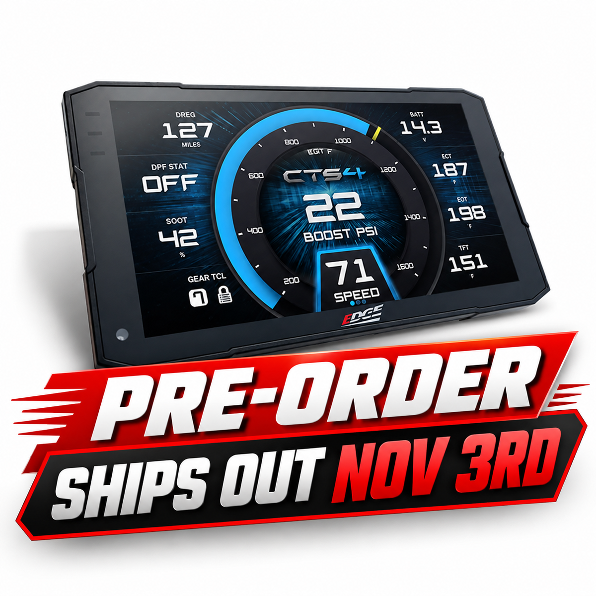 EDGE PRODUCTS INSIGHT CTS4 DIGITAL GAUGE MONITOR 84130-4