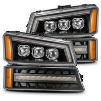 ALPHAREX 880256 NOVA-SERIES BLACK LED PROJECTOR HEADLIGHTS