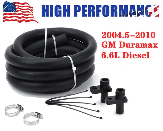 Duramax PCV Reroute Kit No Resonator Plug Chevrolet | GMC 2004.5-2010