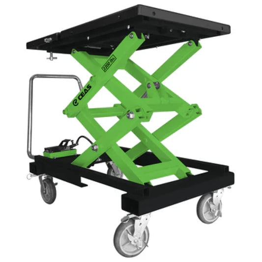 CEAS 2,200 Lb. Lifting Table, Air/Hydraulic W/ Adapters