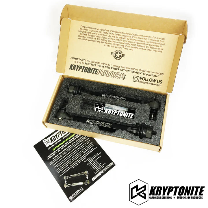 KRYPTONITE DEATH GRIP TIE RODS 2011-2025