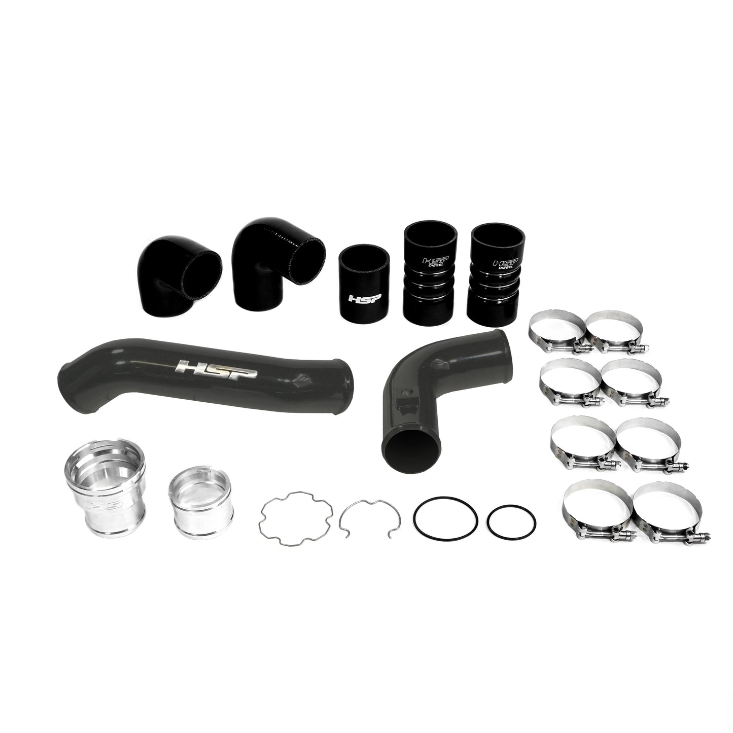 HSP Diesel Intercooler Bundle Kit For 2011-2022 Ford Powerstroke F250/350 6.7 Liter