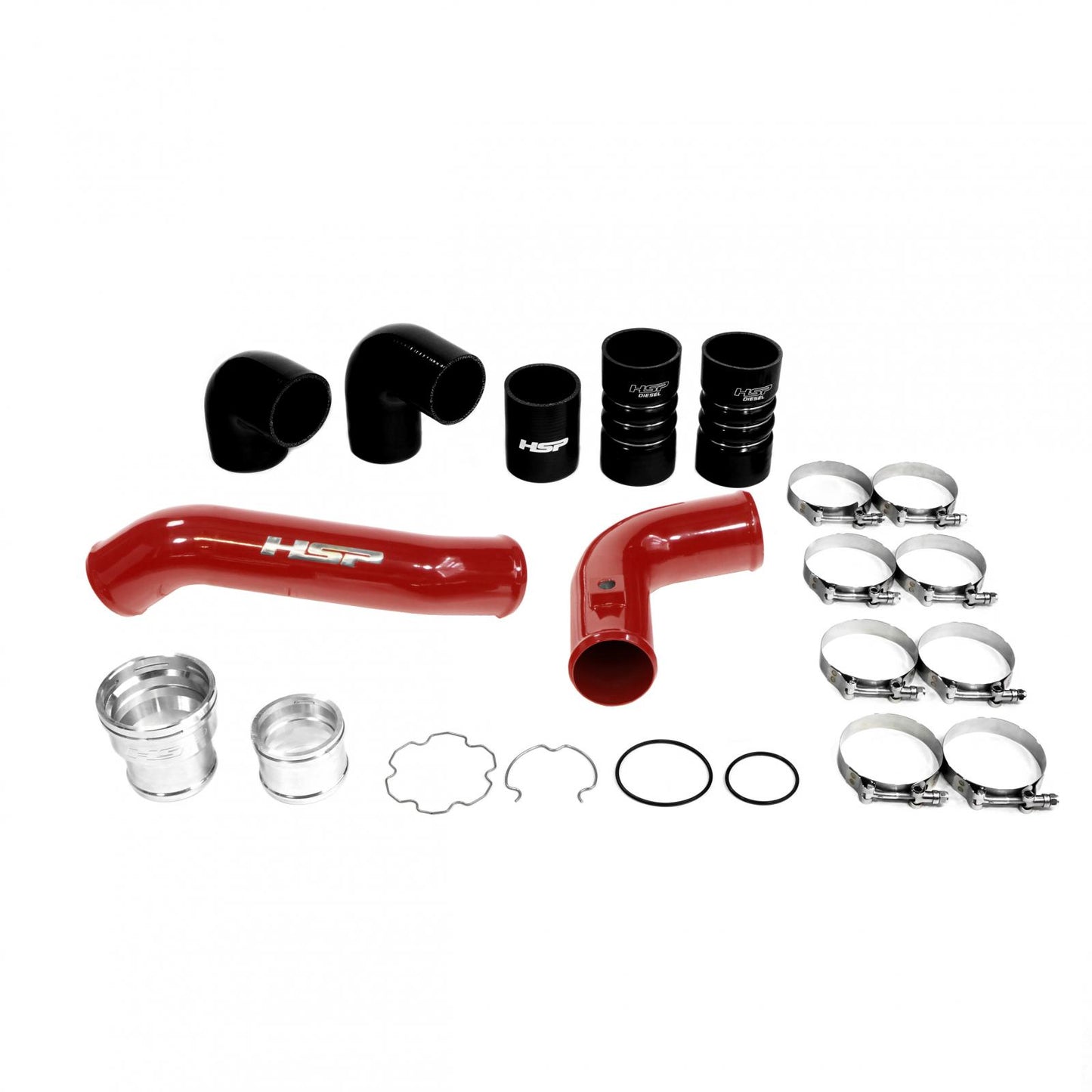 HSP Diesel Intercooler Bundle Kit For 2011-2022 Ford Powerstroke F250/350 6.7 Liter