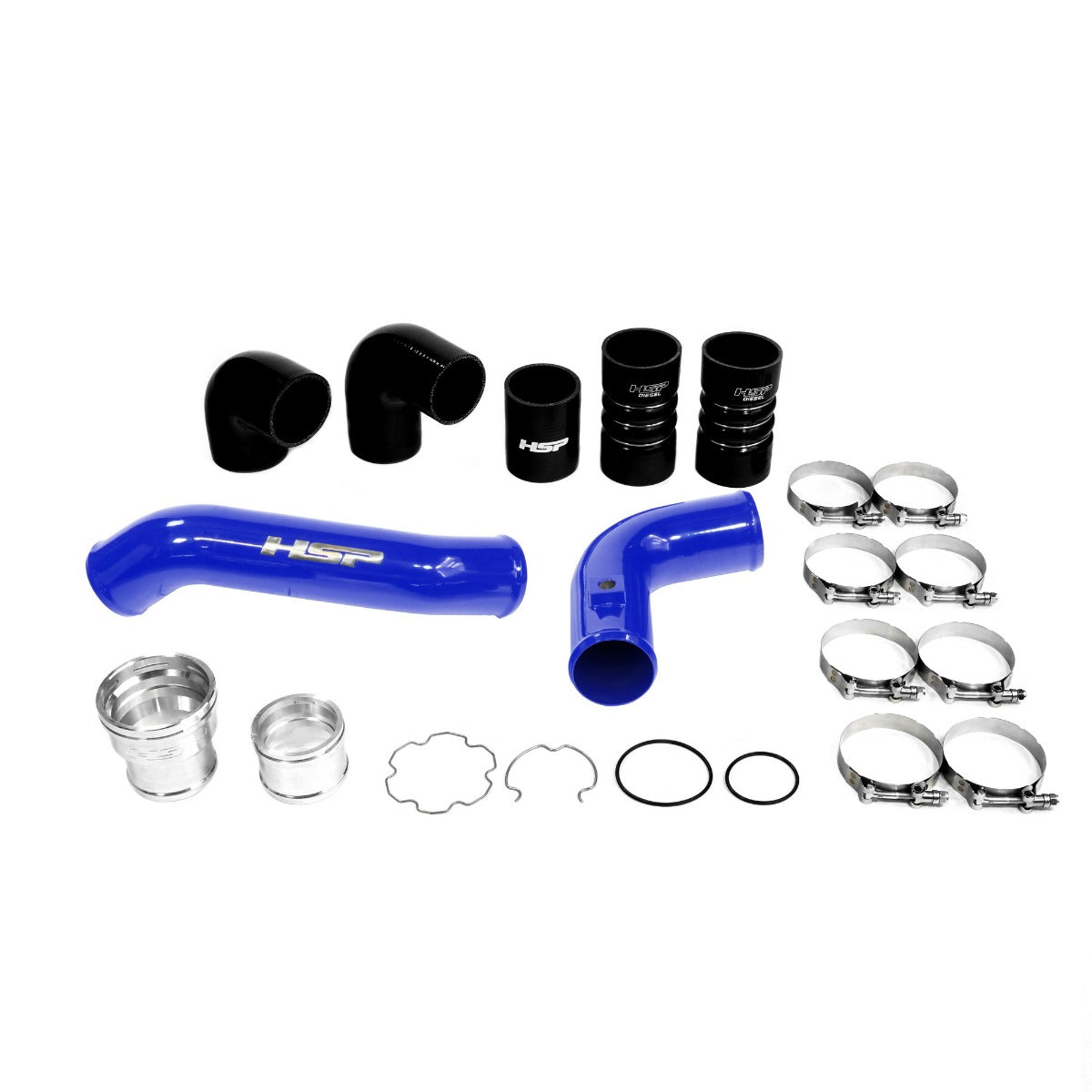 HSP Diesel Intercooler Bundle Kit For 2011-2022 Ford Powerstroke F250/350 6.7 Liter