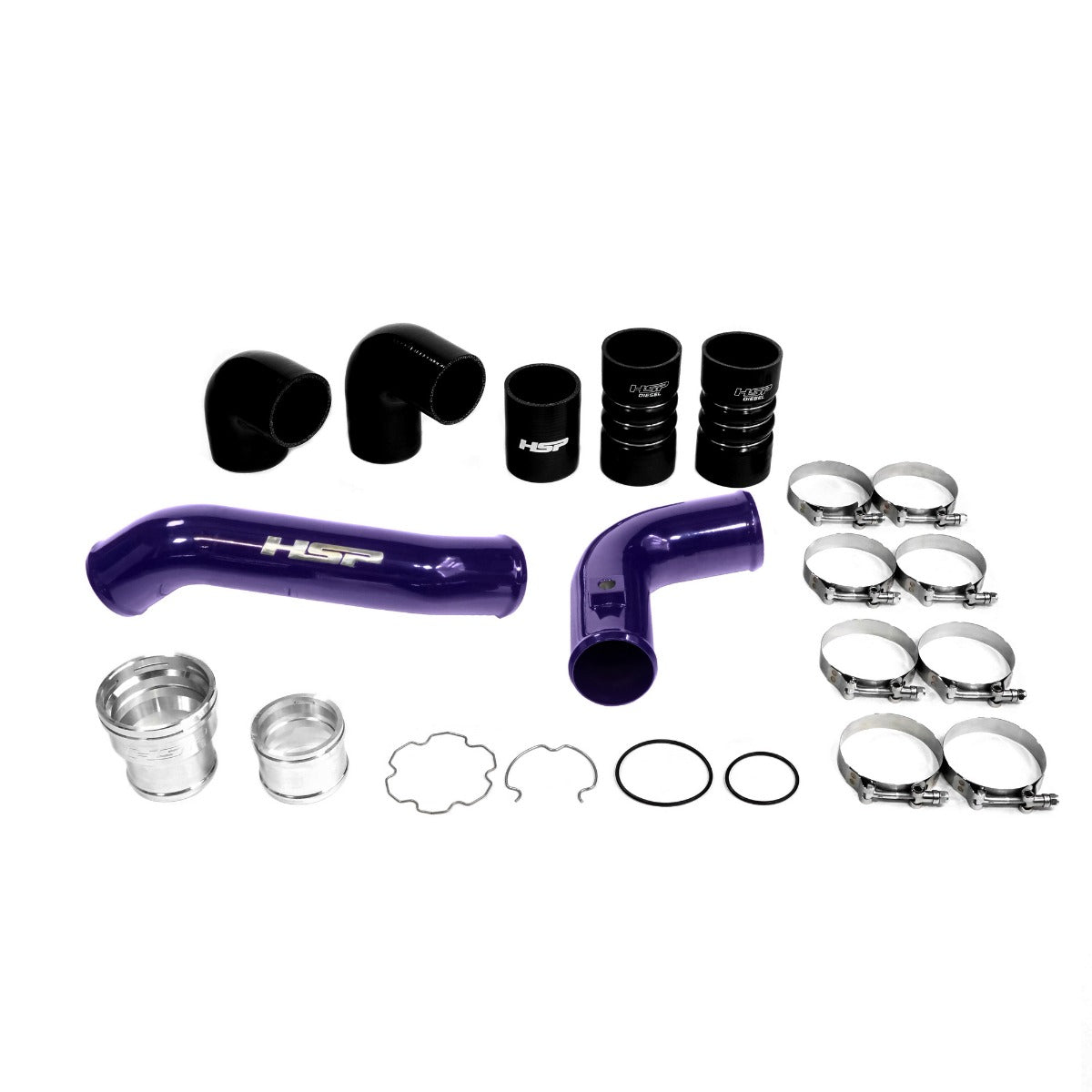 HSP Diesel Intercooler Bundle Kit For 2011-2022 Ford Powerstroke F250/350 6.7 Liter