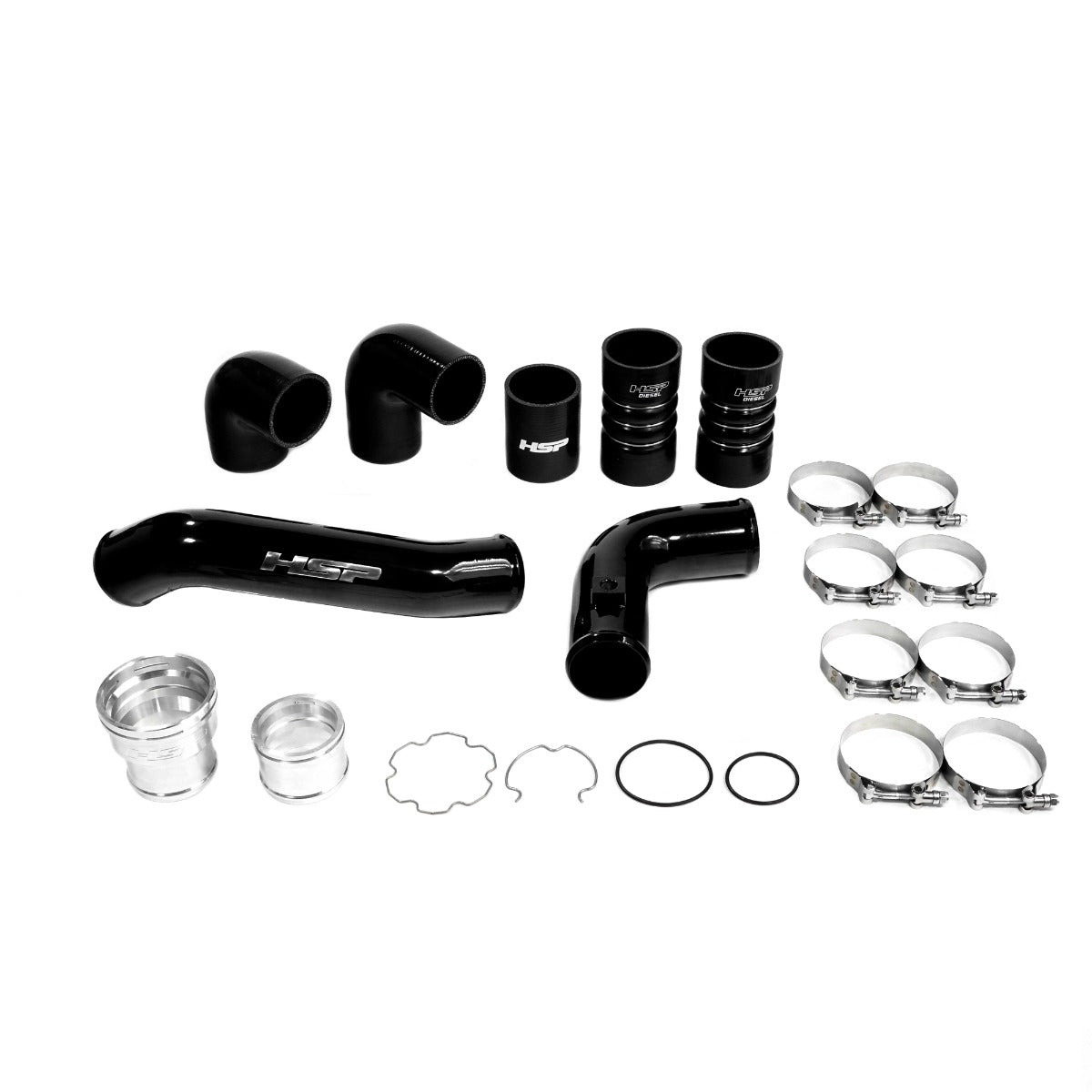 HSP Diesel Intercooler Bundle Kit For 2011-2022 Ford Powerstroke F250/350 6.7 Liter