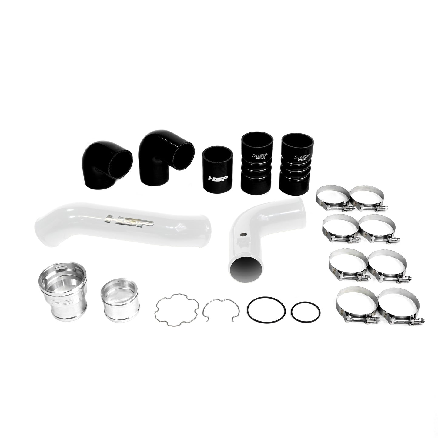 HSP Diesel Intercooler Bundle Kit For 2011-2022 Ford Powerstroke F250/350 6.7 Liter