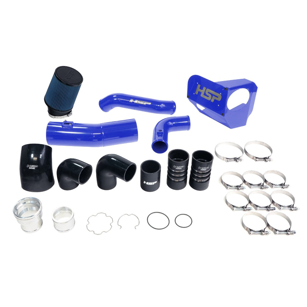 HSP Diesel Intake And Intercooler Bundle Kit For 2020-2022 Ford Powerstroke F250/350 6.7 Liter