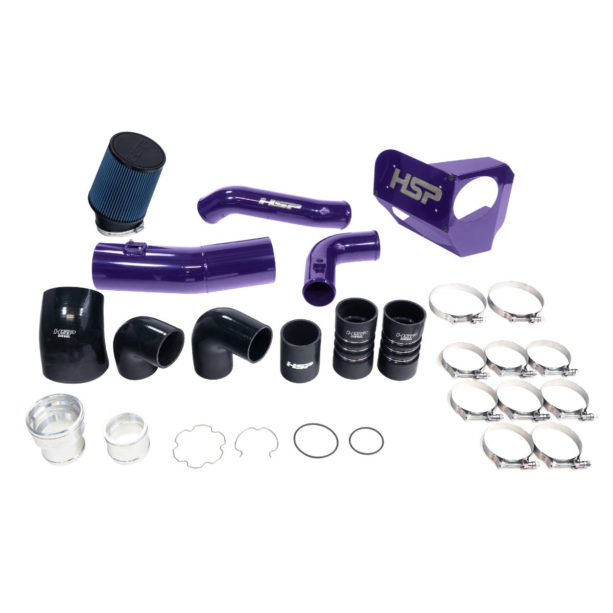 HSP Diesel Intake And Intercooler Bundle Kit For 2020-2022 Ford Powerstroke F250/350 6.7 Liter