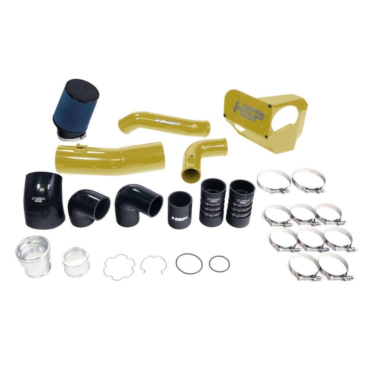 HSP Diesel Intake And Intercooler Bundle Kit For 2020-2022 Ford Powerstroke F250/350 6.7 Liter