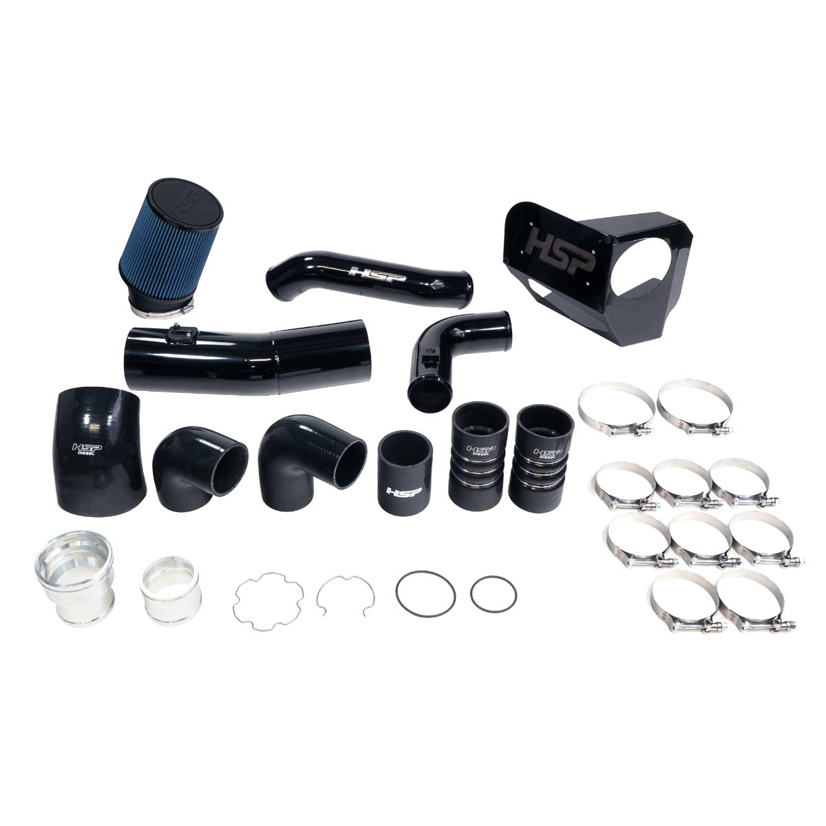 HSP Diesel Intake And Intercooler Bundle Kit For 2020-2022 Ford Powerstroke F250/350 6.7 Liter