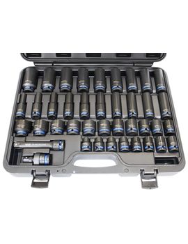 40PC 1/2" Drive Metric Impact Socket Set