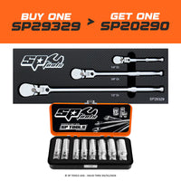 3PC SP90 FLEX-HEAD RATCHET SET w/ EVA FOAM - 1/4" / 3/8" / 1/2" - SP29329