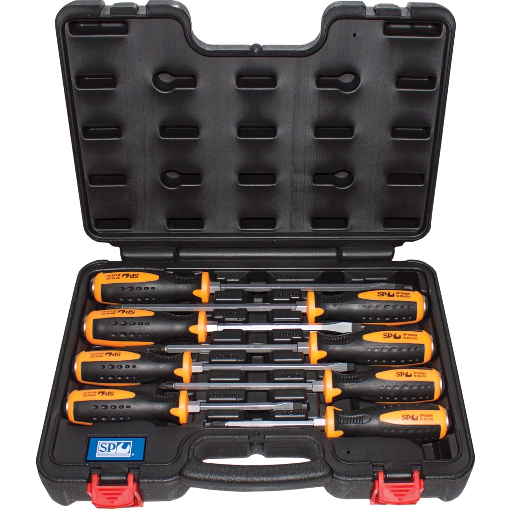 8PC Tang-Thru Screwdriver Set