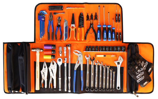 90PC MOBILE TOOL ROLL KIT