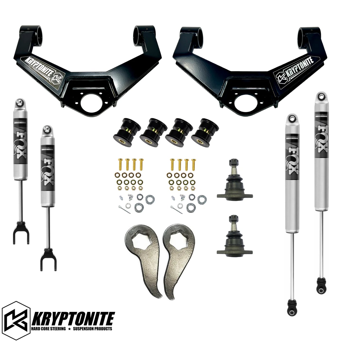 KRYPTONITE STAGE 4 LEVELING KIT WITH FOX SHOCKS 2020-2025