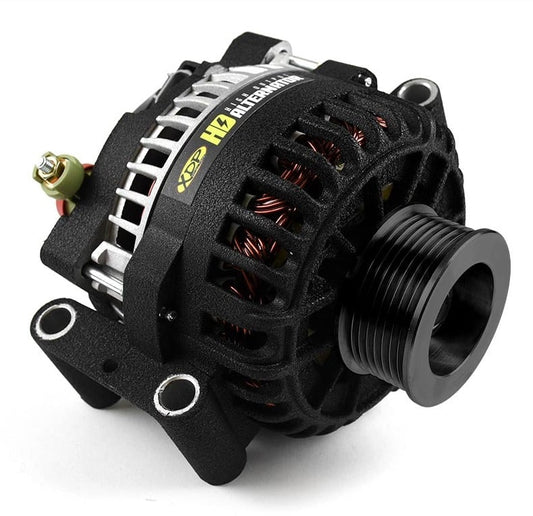 XDP XD348 Wrinkle Black HD High Output Alternator 03-05 Ford 6.0L Powerstroke