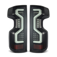 AlphaRex 19-23 Chevrolet Silverado 1500/2500HD/3500HD PRO-Series LED Tail Lights Jet Black