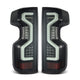 AlphaRex 19-23 Chevrolet Silverado 1500/2500HD/3500HD PRO-Series LED Tail Lights Jet Black