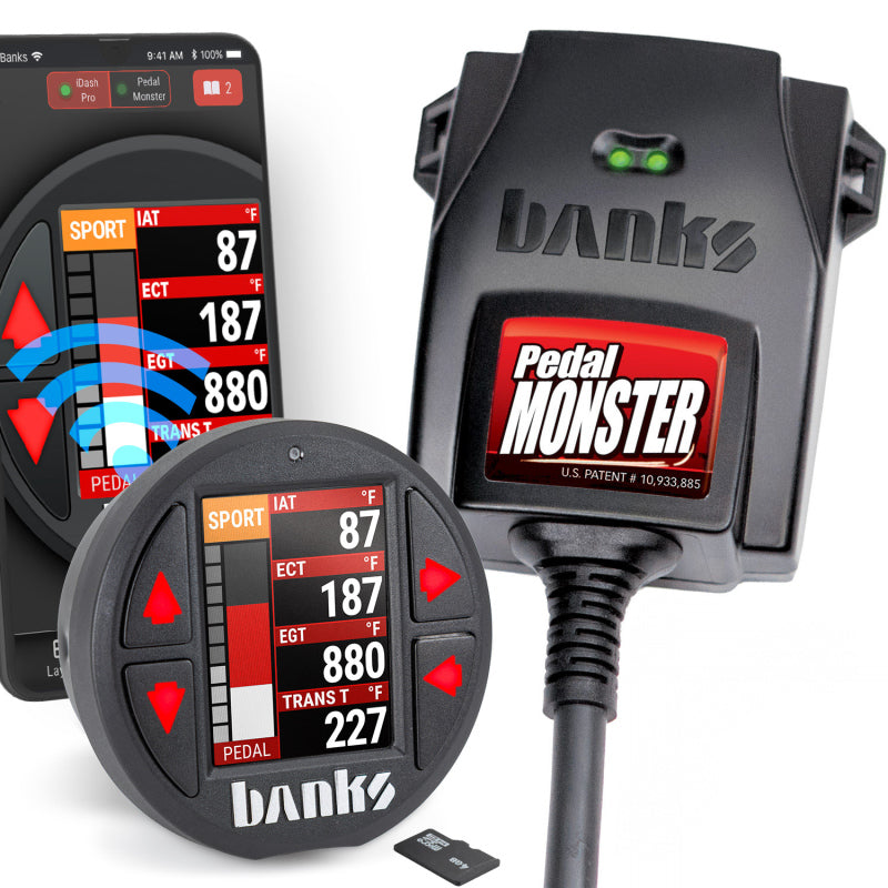 Banks Power Pedal Monster Kit Molex MX64 6 Way With iDash Data Pro
