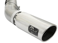 aFe LARGE BORE HD 5in 409-SS DPF-Back Exhaust w/Polished Tip 2017 GM Duramax V8-6.6L (td) L5P