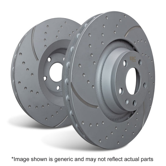 EBC 06-11 Dodge Ram 1500 Mega Cab 2WD GD Sport Front Rotors
