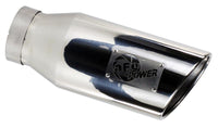 aFe Diesel Exhaust Tip Bolt On Black 5in Inlet x 7in Outlet x 12in - Right
