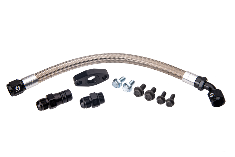 Fleece Performance Universal Cummins Turbo Drain Tube Kit (for 2nd Gen Swaps)