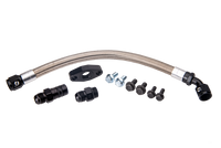 Fleece Performance Universal Cummins Turbo Drain Tube Kit (for 2nd Gen Swaps)