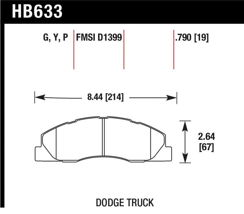 Hawk LTS Street Brake Pads