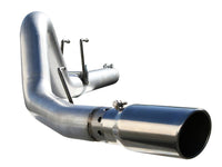 aFe Large Bore-HD 5in DPF Back 409 SS Exhaust System w/Black Tip 2017 Ford Diesel Trucks V8 6.7L(td)