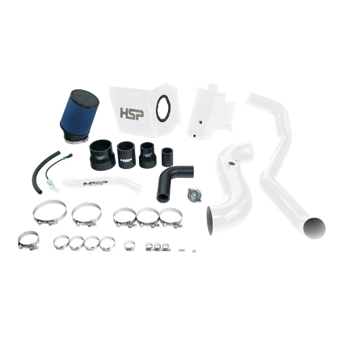 HSP Diesel Deluxe No Bridge Cold Side Bundle Kit For 2011-2012 Chevrolet GMC