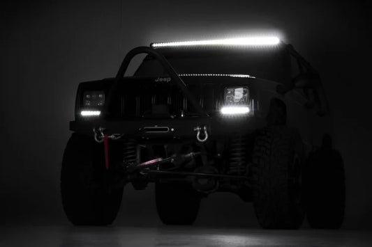 50 Inch Black Series LED Light Bar Curved | Single Row