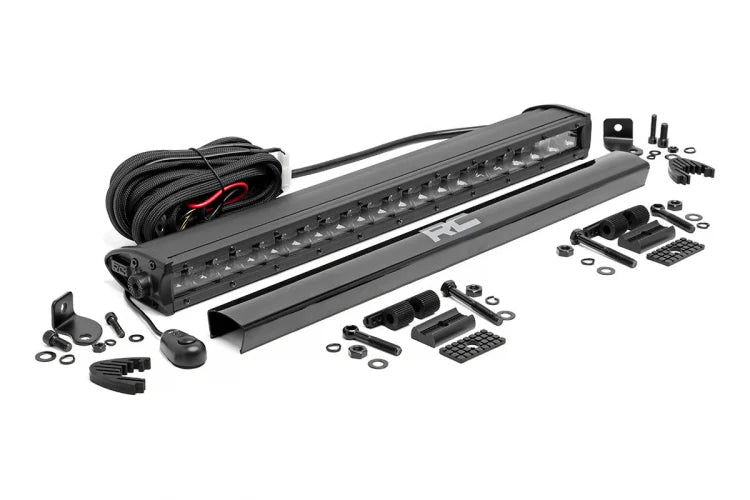 20 Inch Black Series LED Light Bar Single Row