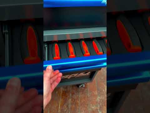 42" 13 Drawer SUMO TRADE Double Bank Toolbox Light Grey w/ B - SP44625LG-BL