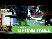 CEAS 2,200 Lb. Lifting Table, Air/Hydraulic W/ Adapters