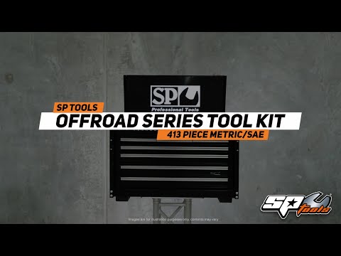 TOOLKIT 413PC METRIC/SAE - BLACK 7 DRAWER FIELD SE - SP50115
