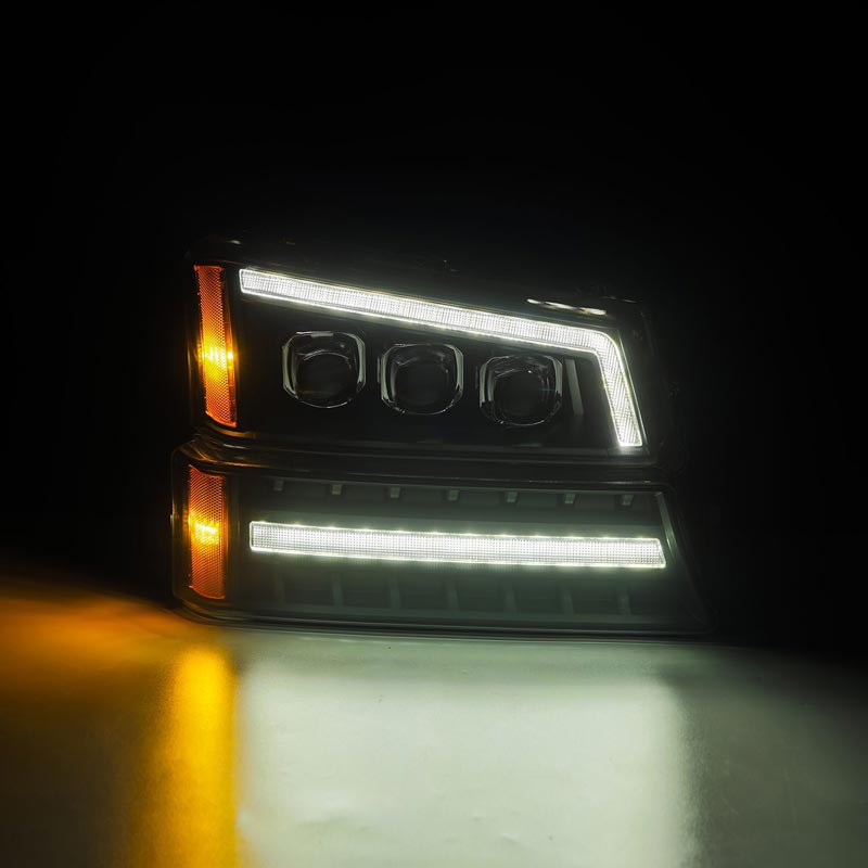 ALPHAREX 880256 NOVA-SERIES BLACK LED PROJECTOR HEADLIGHTS