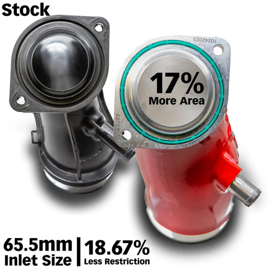 Monster-Ram Turbo Inlet Elbow RAW
