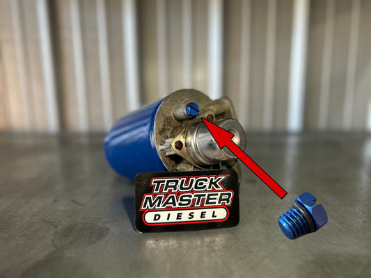2001-2016 GMC/Chevy 2500/3500 6.6L Duramax Diesel Billet Fuel Air Bleeder Valve